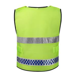 Chaleco de Seguridad Reflectante de Alta Resistencia con Certificación EN ISO 20471, Tejido de Poliéster, Ropa de Trabajo para Personal de Aeropuertos y Ferrocarriles - Product Image 4