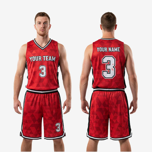 Maillot de basket-ball personnalisé pour homme, haute qualité, style tendance, ensemble personnalisable avec nom d'équipe et couleur sur mesure – Grande Vente - Product Image 4