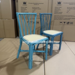 Silla Infantil de Ratán Moderna Hecha a Mano para Alquiler en Eventos de Boda, Fiestas de Cumpleaños, Accesorio de Fotografía, Seguridad en Exteriores, Venta al Por Mayor - Product Image 4