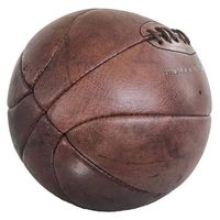 Meilleure qualité fait à la main 8 panneaux Vintage en cuir véritable ballon de football et de basket-ball Style Old School Pakistan taille 4 et taille 6