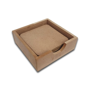 MDF <b>Coaster</b> <b>Drinks</b> Cork Round Mats & Pads Classic Design <b>Drink</b> Crafts MDF <b>Coaster</b> Top Price - Product Image 6
