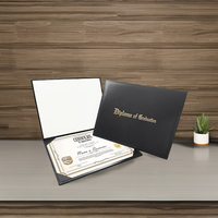 Fundas de Diploma y Porta Certificados Personalizables de Cuero PU Tamaño A4 con 100% de Seguridad