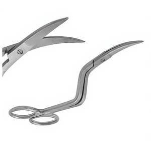 Tijeras Curvas Dobles para Bordado a Máquina, 6 Pulgadas, Mango Curvo Profesional, Acero Inoxidable de Grado Alemán, Precisión Manual ENT - Product Image 3