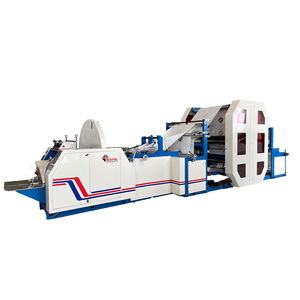 Fabricación de bolsas de papel marrón recién llegadas con máquina de impresión flexográfica de cuatro colores en línea - Product Image 3