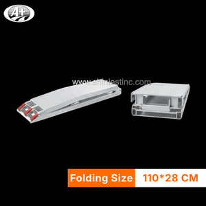 Rampa de Carga Plegable de Aluminio Reforzada para ATV con Capacidad de 340 kg y Tamaño Extendido de 216x28 cm para Camioneta - Product Image 4