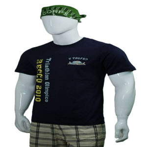 Camiseta de Hombre de Alta Calidad, 100% Algodón, Cuello Redondo, Logotipo Personalizado Impreso, Estilo Casual Blanco, Técnica Lavada, Reciclable, Ecológica - Product Image 3