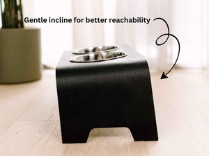 Dernier modèle de mangeoire pour chien en bois avec gamelles en acier – Distributeur de nourriture pour animaux de compagnie en bois - Product Image 6