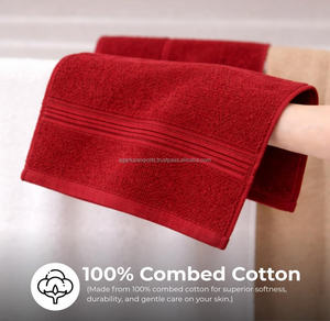 Serviette de toilette en coton 600 GSM, ultra douce, personnalisable avec logo OEM, pour le démaquillage et les soins du visage (vente en gros) - Product Image 2