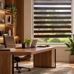 Persianas enrollables tipo cebra para día y noche, serie Normal System WINHOME EX02-SUPER, para proyectos de hoteles y apartamentos, personalizadas para habitaciones de hotel. - Product Image 1