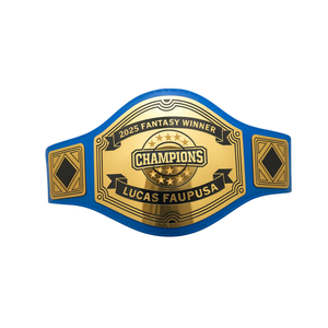 Ceinture de championnat Fantasy Winner personnalisable, ceinture de titre sportif Lucas Faupusa - Product Image 6
