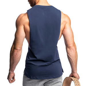 Débardeur stringer personnalisé pour hommes, vente en gros, sans manches, pour musculation, entraînement en salle de sport, fitness, athlétisme - Product Image 5