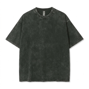 เสื้อยืดแขนสั้นผู้ชาย STAR SPEED ทรงหลวม สีพื้น ล้างสีแบบแอซิดวอช ผ้าเจอร์ซีย์คอตตอน 100% น้ำหนัก 260 กรัม แห้งเร็ว ระบายอากาศได้ดี - Product Image 1