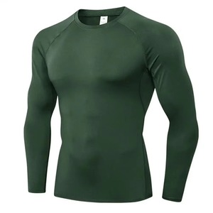 Camiseta Deportiva de Compresión de Manga Larga para Hombre, Transpirable, para Correr, Gimnasio, Fitness, Entrenamiento Deportivo - Product Image 1