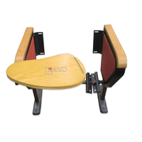 Accessoires modernes Chaise auditorium avec structure en métal noir et pieds en acier Mobilier du fabricant pour tables avec bureau