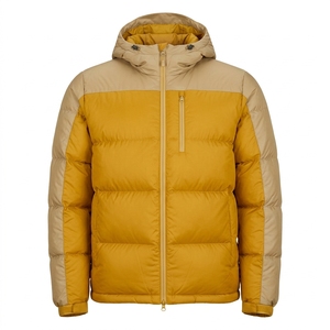 BROOXLY SPORTS Chaqueta de Forro Polar Personalizada para Hombre con Bloques de Color, Ecológica, Cortavientos, con Capucha, Abrigo de Invierno Estilo Urbano, Cálido e Informal, Venta al por Mayor - Product Image 4