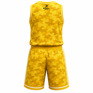 Nouvelle tenue de basketball personnalisée par sublimation, qualité supérieure, sur mesure, imprimée pour l'été, vêtements de sport unisexes pour équipe - Product Image 2