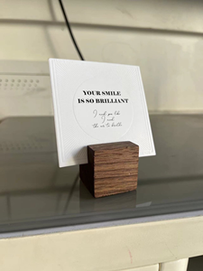 Porta Tarjetas de Visita de Madera Hecho a Mano, Organizador de Tarjetas de Visita Portátil para Reuniones, Eventos de Reducción de Redes y Exhibición en Escritorio - Product Image 6
