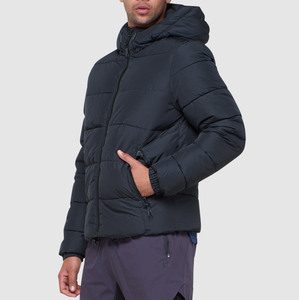 Chaqueta de Invierno Corta Acolchada, Ultraligera, de Plumón de Pato y Ganso, con Bordado de Chenilla, para Hombre - Product Image 2
