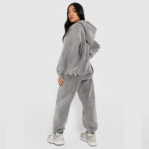 Conjunto Deportivo de Dos Piezas para Mujer, Manga Corta, Color Sólido, para Correr y Deportes, Venta al Por Mayor, Personalizado, Alta Calidad, 100% Algodón - Product Image 2