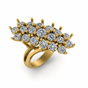 Anillo de Boda de Diseño Único con Moissanita de Oro Sólido de 10K de Alta Calidad del Fabricante, Anillo de Compromiso, Anillo de Aniversario, Anillo de Novia - Product Image 1