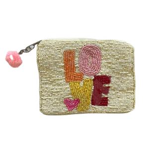 LOVE Design Monedero con cuentas de semillas personalizado Monedero Hermoso monedero con características de accesorios de moda - Product Image 1