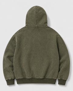 Sweat-shirt unisexe Rits brodé à col rond en flanelle, coupe régulière, décontracté, uni, coupe-vent, imperméable et respirant - Product Image 2