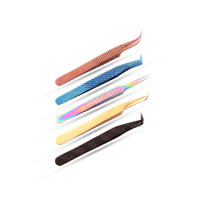 แหนบปลายแหลมสแตนเลสสตีลสำหรับต่อขนตา ใช้งานได้ยาวนาน แข็งแรง ทนทาน - Product Image 2