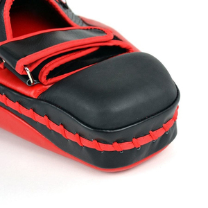 Twin Black Red White Customized Muay Thai Boxing <b>Focus</b> <b>Pads</b> Curved Training Gear Sparring Kickboxing Punching Mitts - Product Image 5