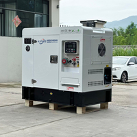 Générateurs diesel silencieux 15/18/20/25/30 kW 50/60 Hz portables OEM/ODM monophasés/triphasés à onduleur permanent avec roues