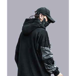 men techwear <b>hoodie</b> with practical storage pockets and flexible design mens techwear <b>hoodie</b> with <b>lightweight</b> - Product Image 3