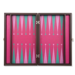 Portable Folding <b>Backgammon</b> <b>Set</b> Modern Design Pink Blue Checkers <b>Travel</b> Table Game Professional <b>Backgammon</b> Board Games For Adult - Product Image 2