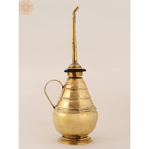 Aspersor de Agua Bendita de Estilo Moderno, Latón Niquelado con Mango de Madera, Acabado Pulido, Decorativo Religioso, Venta al por Mayor - Product Image 6