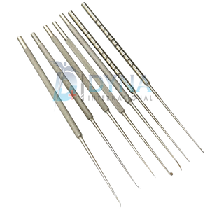 Ensemble de 7 aiguilles manuelles de micro-irrigation auriculaire de haute qualité, certifiées CE, instruments chirurgicaux ORL pour myringotomie - Product Image 4