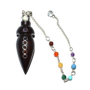 Péndulos de madera de rosa para chacras, pendulos de cadena de chacras, a precio asequible, gran oferta - Product Image 1