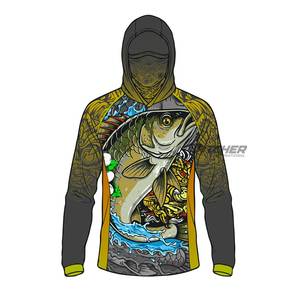 Camisa Larga de Pesca Impermeable Anti-UV 50+ de Secado Rápido de Spandex/Poliéster al por Mayor, Estilo Urbano Juvenil Oversize, Ropa Global - Product Image 5