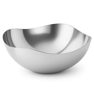 Bol mélangeur en acier inoxydable de qualité supérieure, design moderne, passe au lave-vaisselle, bol de service pour salade, ustensile de cuisine en promotion. - Product Image 2