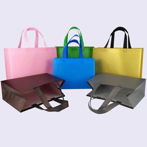 Custom Printed PP Non Woven Suit Packaging Bag Custom printed Tote bag <b>Mini</b> tote bag Reusable Garment Cover Vietnam - Product Image 5