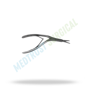 Tijeras Caplan para Septum Nasal de 20 cm, Dentadas, de Doble Acción, Instrumento Quirúrgico Neuroespinal para Uso en Cirugía ORL - Product Image 3