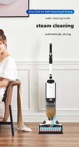 Nouvel aspirateur vapeur intelligent allemand vertical autonettoyant 2026, humide/sec, avec filtre HEPA et écran LED, pour usage domestique et hôtelier - Product Image 5