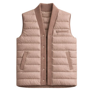 Chaleco Acolchado sin Mangas para Mujer, Ligero, Relleno de Poliéster, Transpirable, Ecológico, con Cierre Frontal, Cálido, Informal, para Otoño e Invierno - Product Image 1