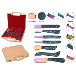 ชุดกรรไกรตัดขนสัตว์เลี้ยงจากโรงงาน | ชุดกรูมมิ่งมีดสัตว์เลี้ยงสำหรับสัตว์เลี้ยงผลิตในปากีสถาน - Product Image 4