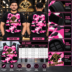 Chaleco Deportivo de Camuflaje Personalizado, Logotipo Personalizado OEM, Fabricante Mayorista de Pakistán, Protector de Pecho para Entrenamiento, Ropa Deportiva para Equipos - Product Image 4