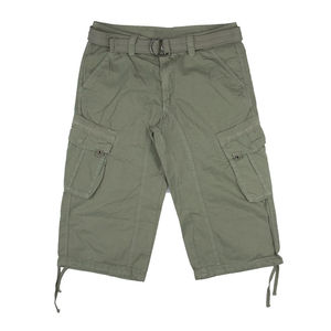 Unisex Vintage Cargo Shorts Elastic Waist Multi Pocket Loose Fit Summer Fashion Streetwear Waterproof Mesh Fabric Outdoor Shorts - Product Image 4