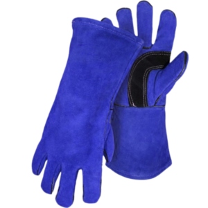 Guantes de Soldadura de Cuero Reforzado de Alta Resistencia, Certificación CE, Anti-Corte, Antideslizantes, Retardantes de Llama, para Trabajo de Seguridad - Product Image 3
