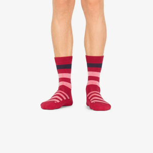 Men's Striped Crew <b>Socks</b> Breathable Knitted Cotton Polyester Spandex Athletic <b>Socks</b> Autumn Sport Wear - Product Image 3