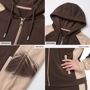 Plus Size Women's Zipper Hoodie Full Sleeve Hooded Fleece Jacket Casual Winter Wear Knitted Frencht Terry Track Hoodie Ladies - Product Image 6
