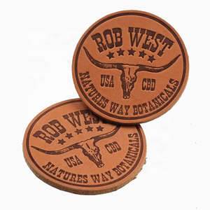 Écussons gaufrés personnalisés avec logo, badges 3D en relief, accessoires vestimentaires, fournisseur OEM - Product Image 3