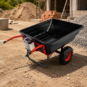 Chariot à main pliable Tayo UT300 en métal robuste à 2 roues, montage facile pour la construction, l'aménagement paysager et l'agriculture - Product Image 1