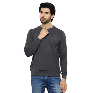 Sudadera Cómoda al por Mayor para Hombre, Básica, de Algodón Mezclado, Cuello Redondo, Informal, con Nuevo Diseño Estampado, Superventas - Product Image 4