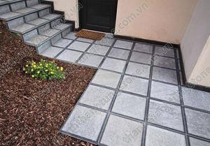 Piedra de pavimentación exterior de piedra caliza azul martillada con borde pulido para paisajismo de jardines - Product Image 5